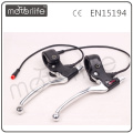 Aluminum e-bike brake lever, waterproof plug